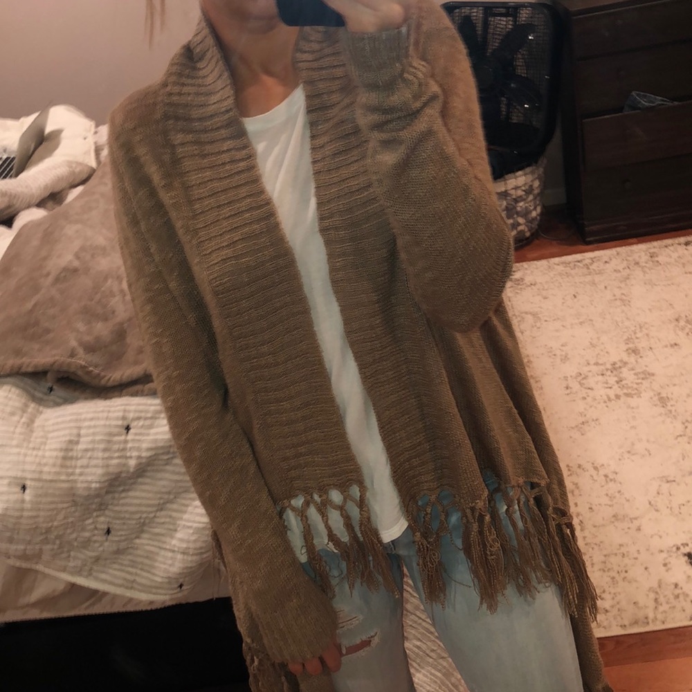 Fringe cardigan